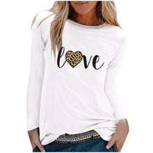 Load image into Gallery viewer, O-neck Long Sleeve Top Loose T-shirt