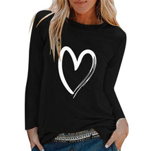 Load image into Gallery viewer, O-neck Long Sleeve Top Loose T-shirt
