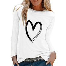 Load image into Gallery viewer, O-neck Long Sleeve Top Loose T-shirt