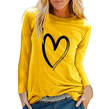Load image into Gallery viewer, O-neck Long Sleeve Top Loose T-shirt