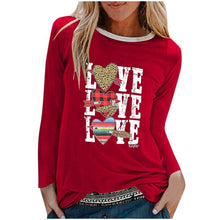 Load image into Gallery viewer, O-neck Long Sleeve Top Loose T-shirt
