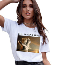 Load image into Gallery viewer, 3D cat Print Casual Harajuku Women T-Shirt