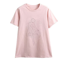 Load image into Gallery viewer, Cute Sailor Moon Anime Print Female Tshirt