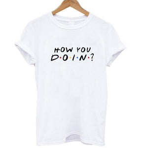 O-Neck Friends Loose Tops T-shirt