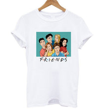 Load image into Gallery viewer, O-Neck Friends Loose Tops T-shirt
