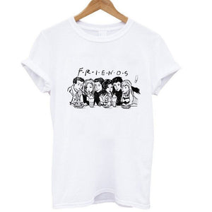 O-Neck Friends Loose Tops T-shirt