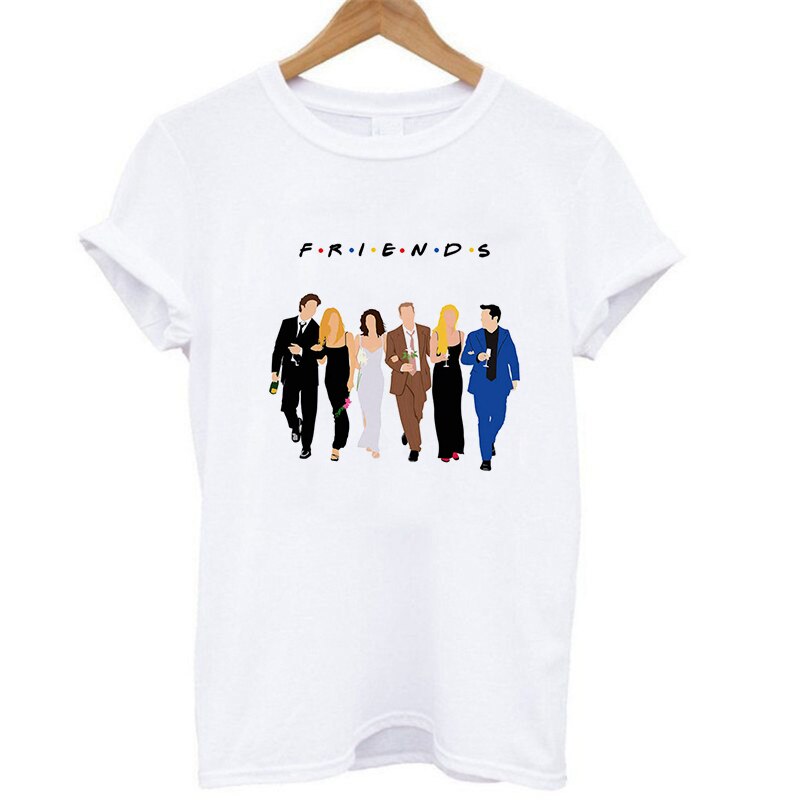 O-Neck Friends Loose Tops T-shirt