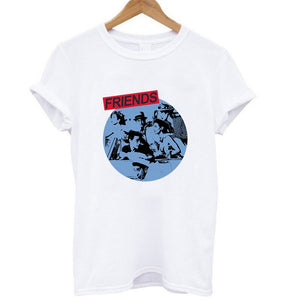 O-Neck Friends Loose Tops T-shirt