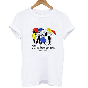 O-Neck Friends Loose Tops T-shirt