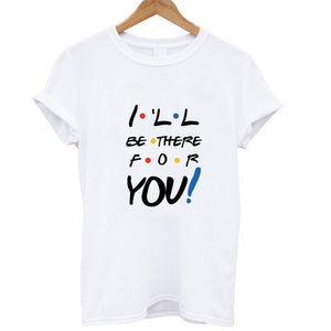 O-Neck Friends Loose Tops T-shirt